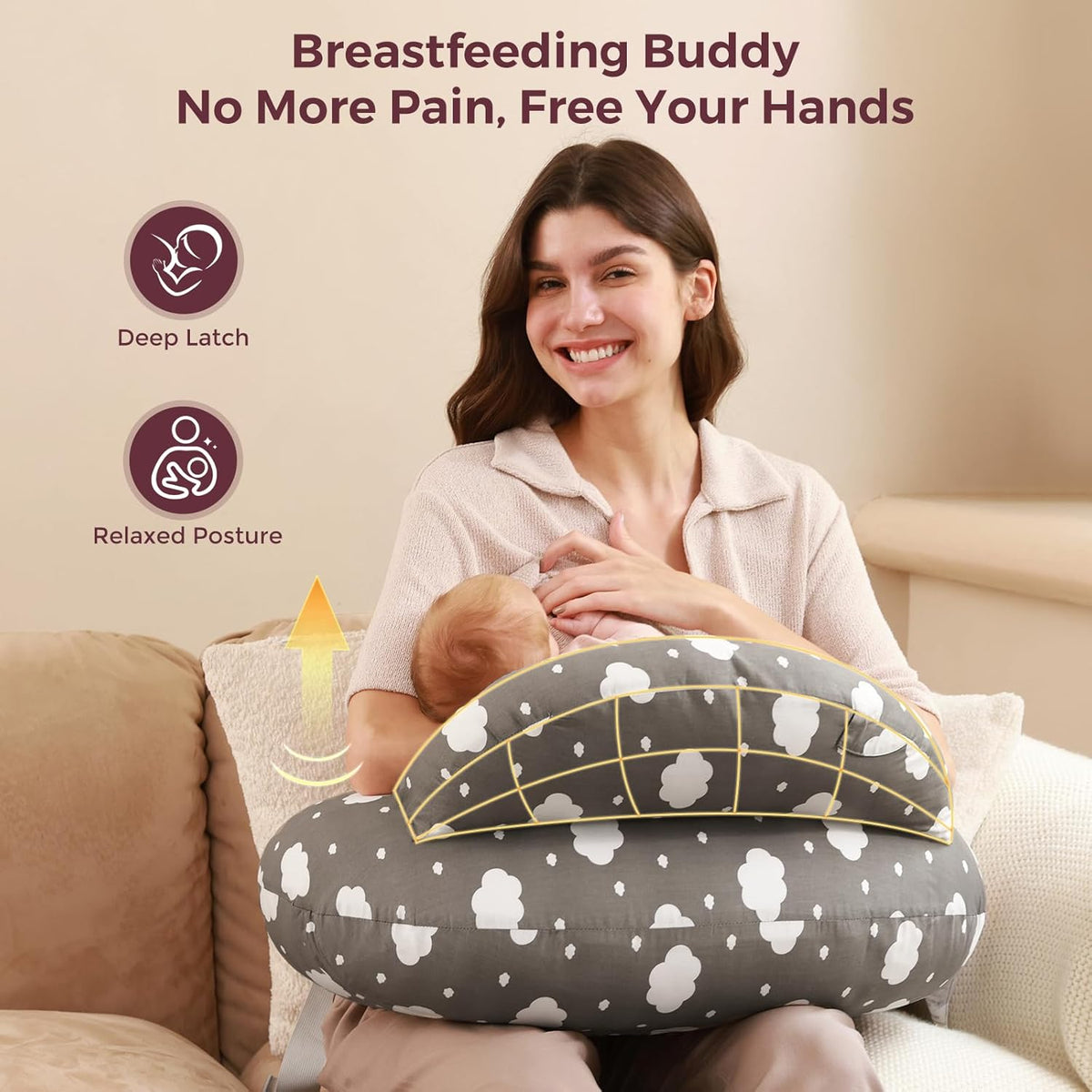 SnuggleFeed™ | Nursing Support Pillow