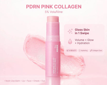 Natural Gentle 5% Volufiline PDRN Collagen Stick Multi Functional Hydrating Plumping Balm For Daily Full Body Skin Maintenance
