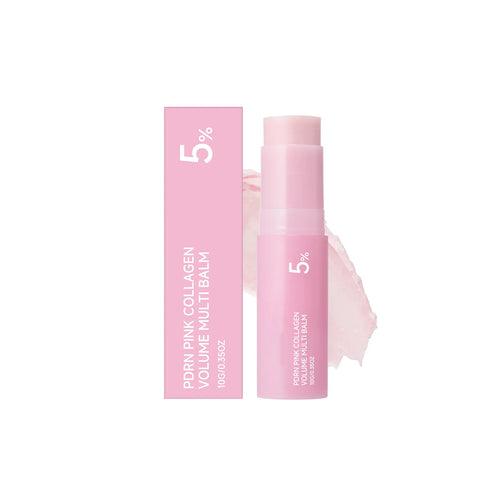 Pink Collagen Balm Stick Firming Deep Hydration Moisturization Collagen Radiant Portable Stick Plump Eye Neck Lines Non-greasy